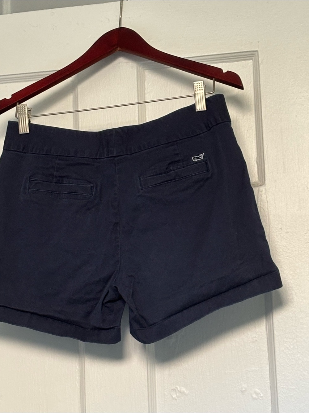 Vineyard Vines Women's Navy High Waist Chino Shorts